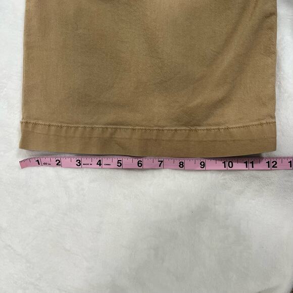 Loft Khaki Wide Leg Pants with Pockets Size Medium - Picture 6 of 8